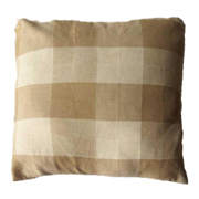 Stone Oversized Gingham Cushion Cover Big Stone