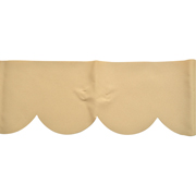 Table Top Kiosk Canopy Scallop Beige