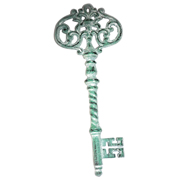 Vintage Metal Key Large