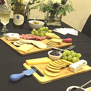 THE STEW GIRLS AND THEIR CHEESE AND WINE CREATIONS. LOVE THE LAYOUT.