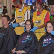 PYT Staff getting ready to shave ALL their hair off.